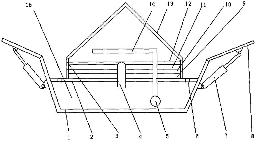 Vegetable planting boat