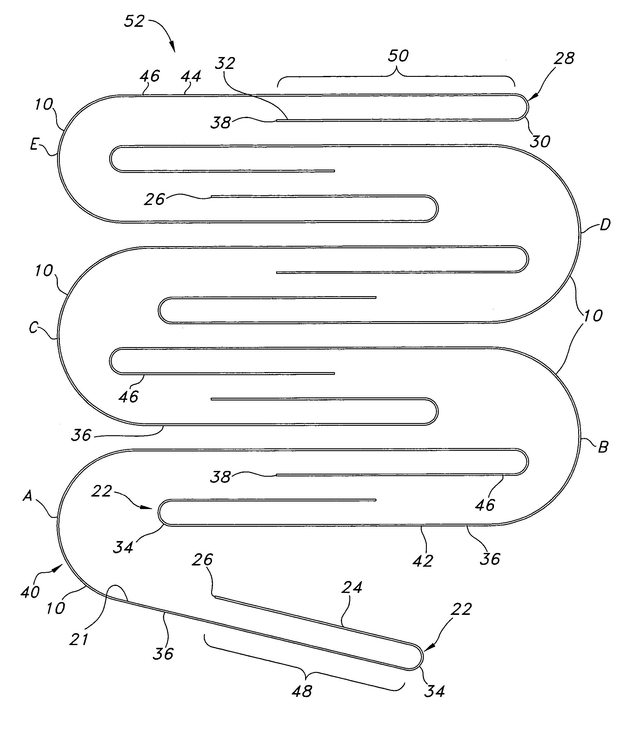 Interleaved towel fold configuration