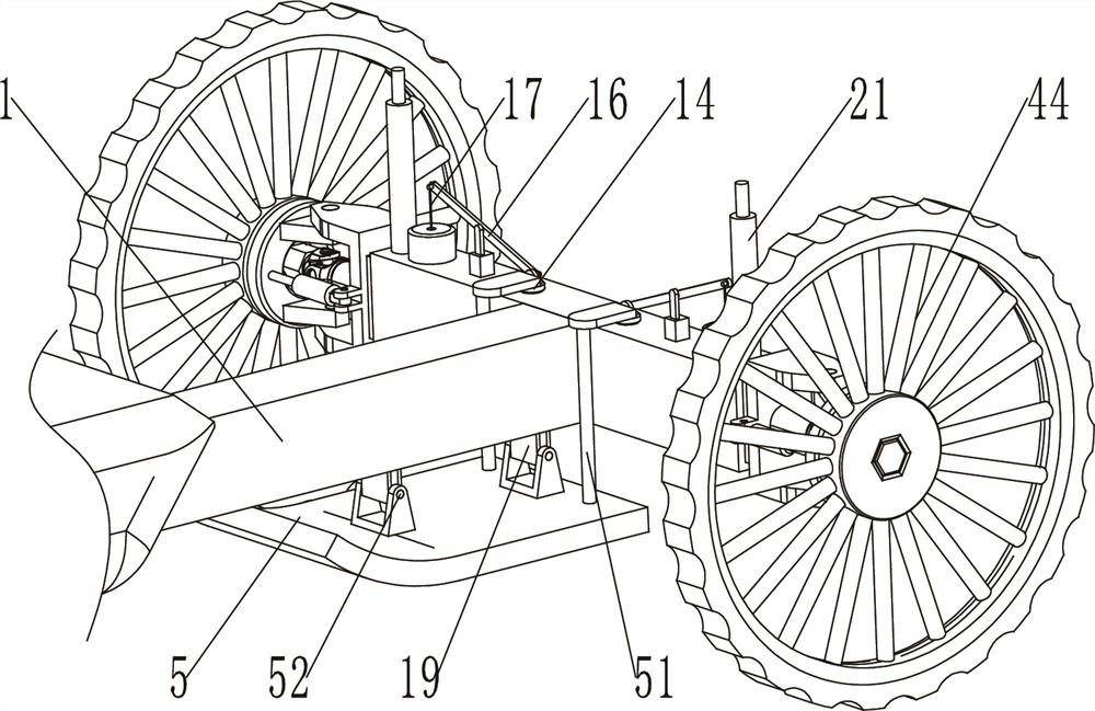 Multifunctional rice transplanter power chassis with adjustable ground clearance and wheel tread