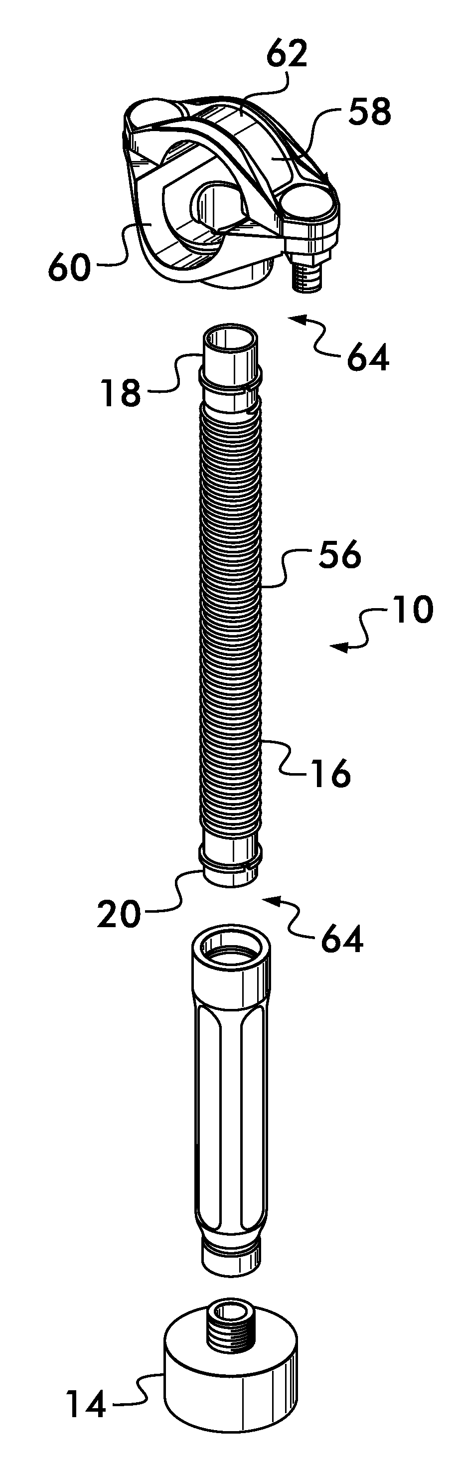 Flexible Assembly for Sprinklers