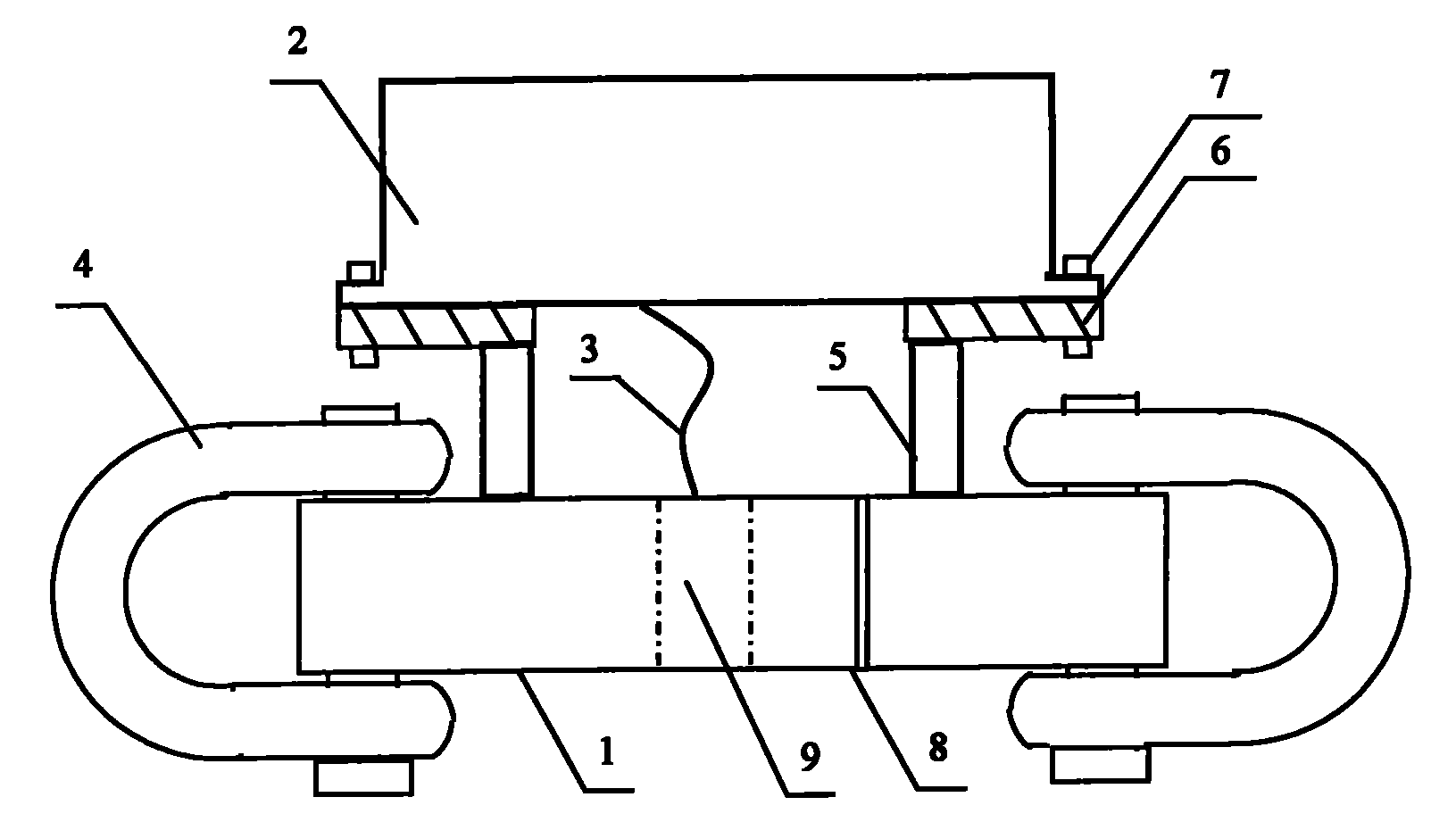 Real-time automatic recording type underwater tension gauge