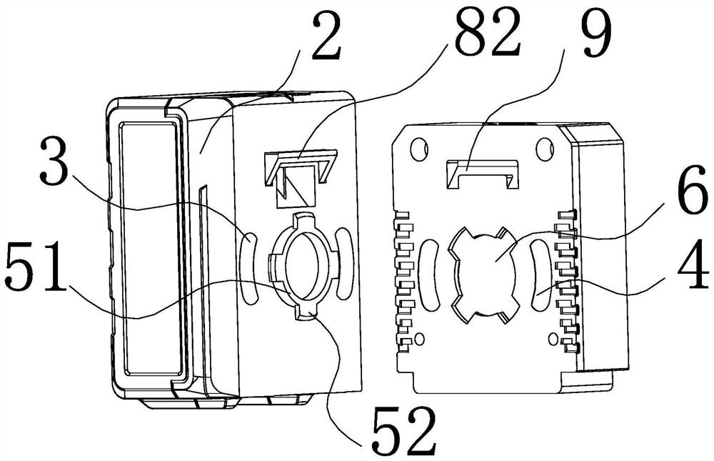 Rotary installation structure and installation method of battery pack