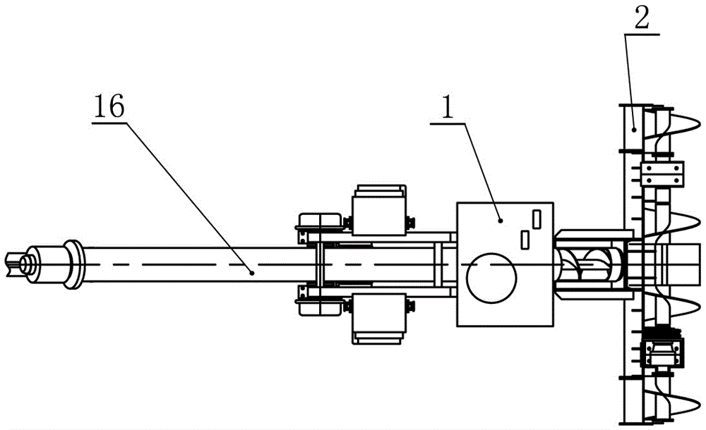 Mine underground spiral water tank cleaning device