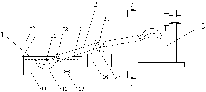 Excavator bucket intelligent repair device