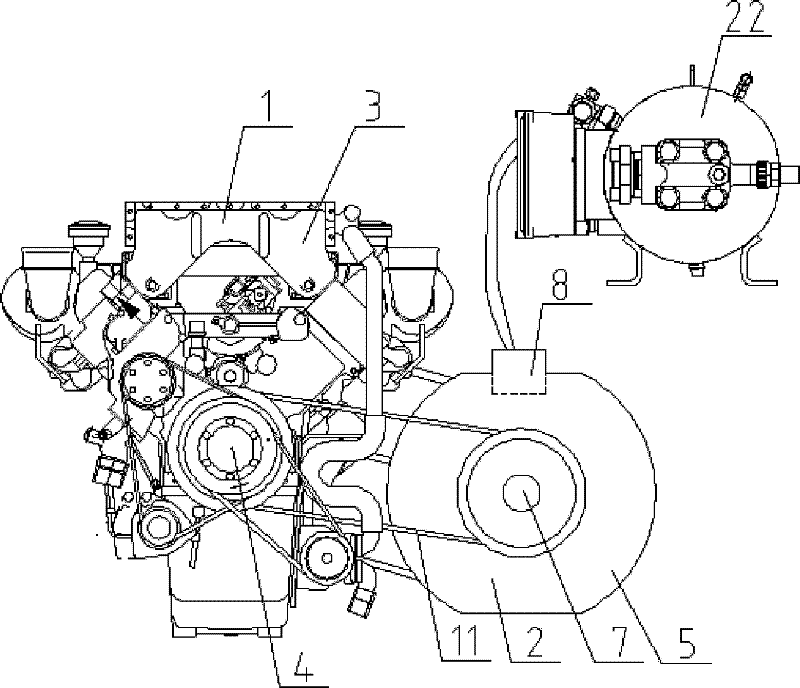 Electric generator unit of air conditioner for automobile