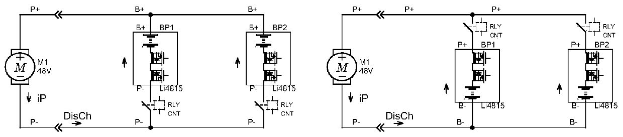 System and method for multi-battery pack parallel discharge operation