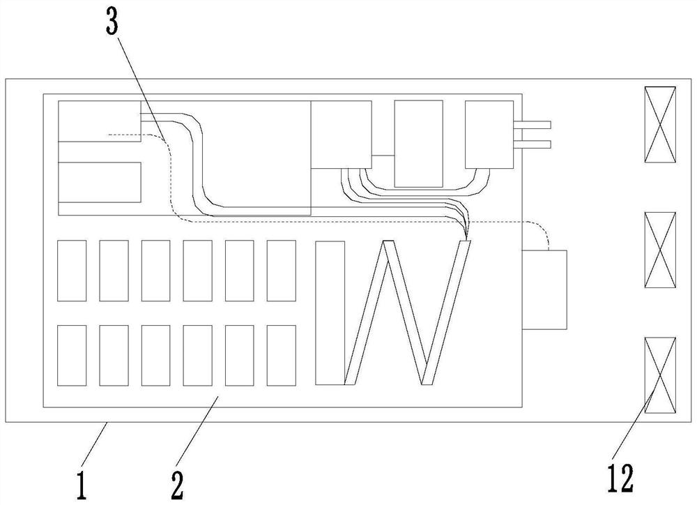 A rack-based supercapacitor bracket