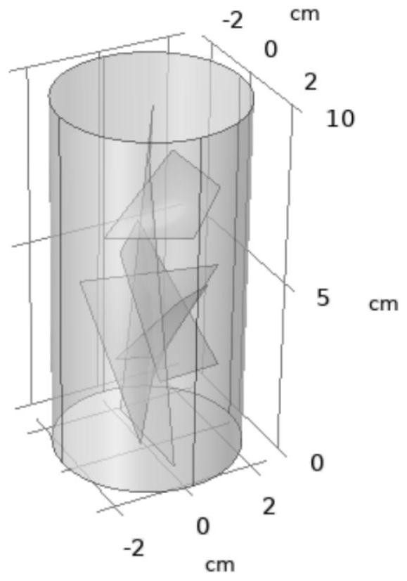 Bedrock yield contribution rate calculation method considering multi-scale cracks