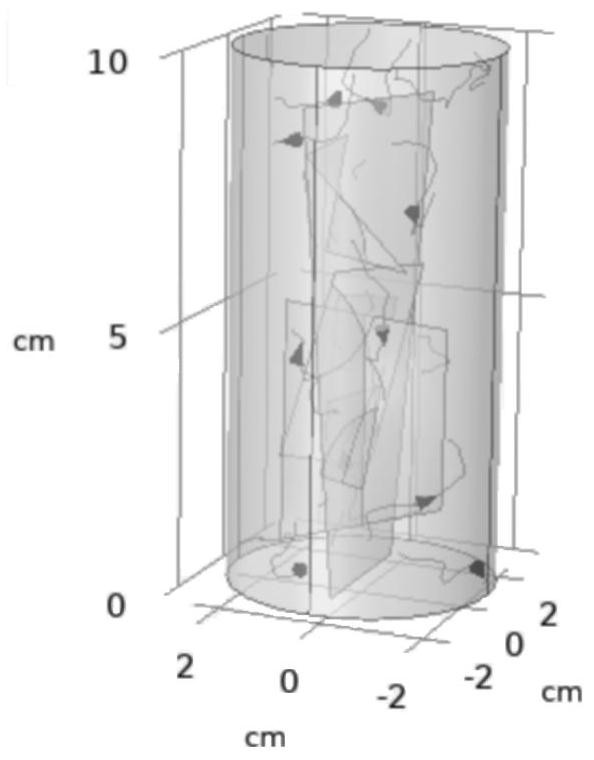 Bedrock yield contribution rate calculation method considering multi-scale cracks