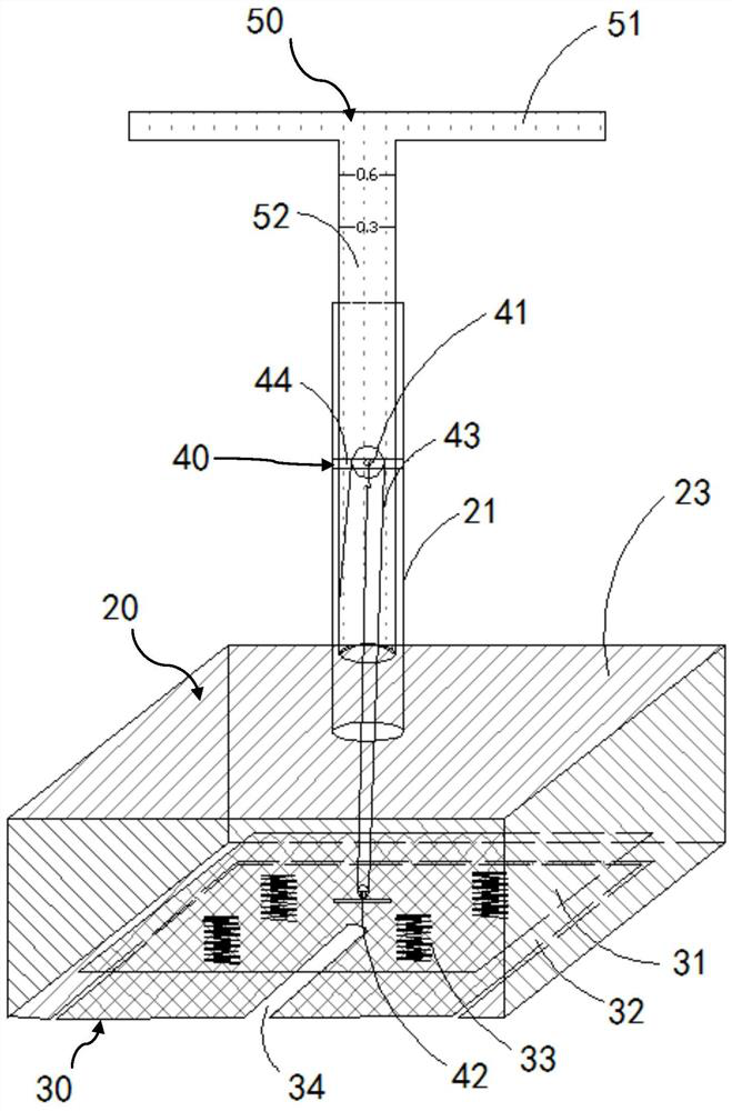 Insulation nail pressing detection device and using method