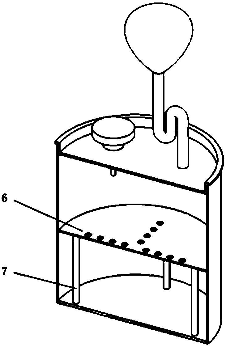 Household food waste microbial decomposition device