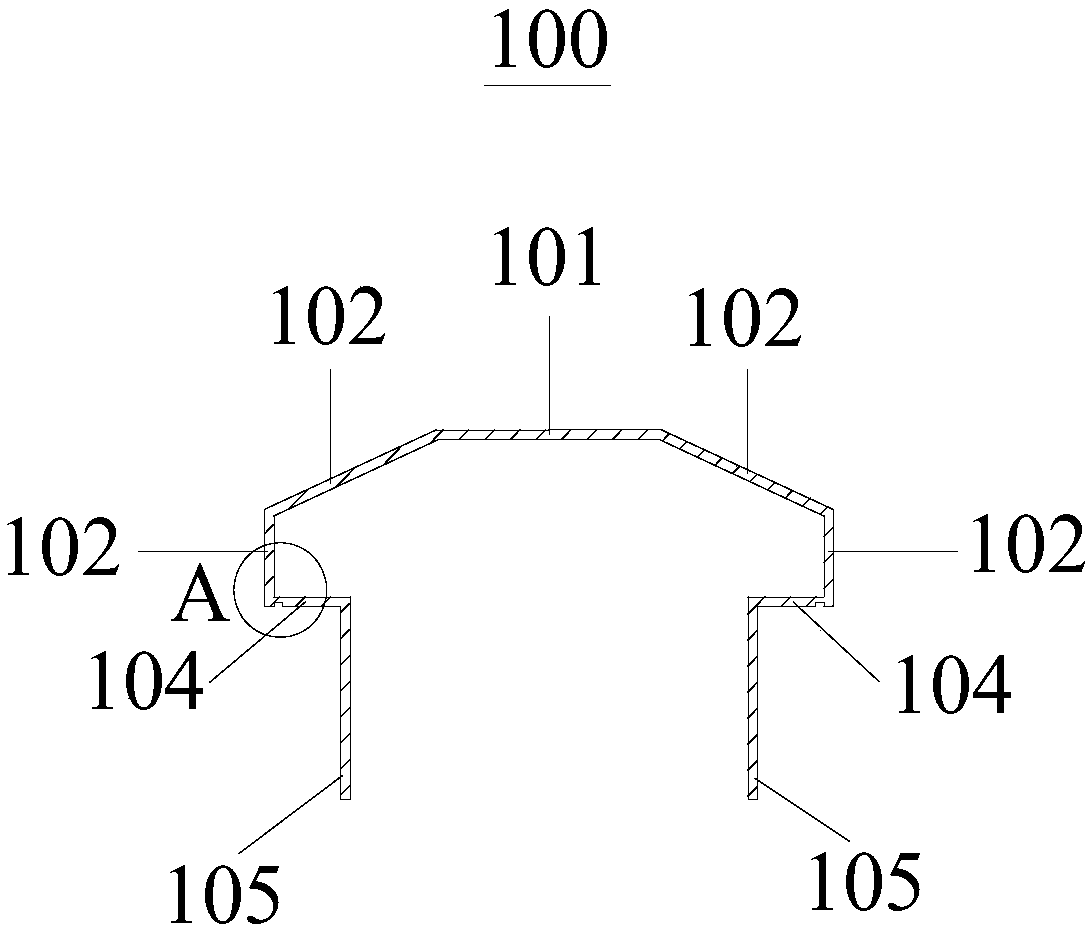 Prefabricated enclosure wall coping and manufacturing and construction methods thereof