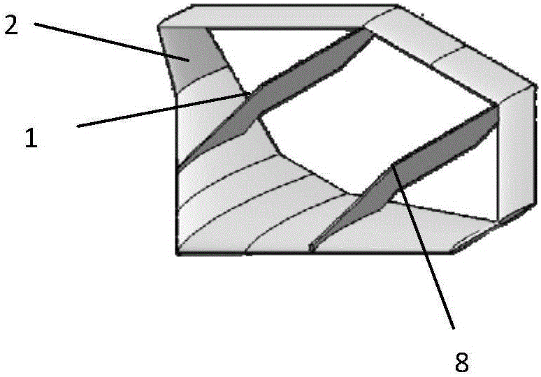 Flying-wing aircraft joined frying wing configuration structure