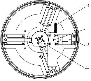 A lifting rescue cabin separation device and a lifting rescue cabin