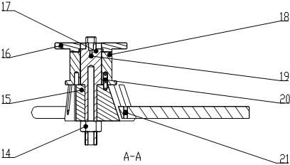 A lifting rescue cabin separation device and a lifting rescue cabin