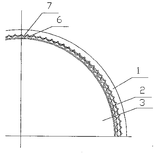 Harmonic reduction gear with high tooth shape