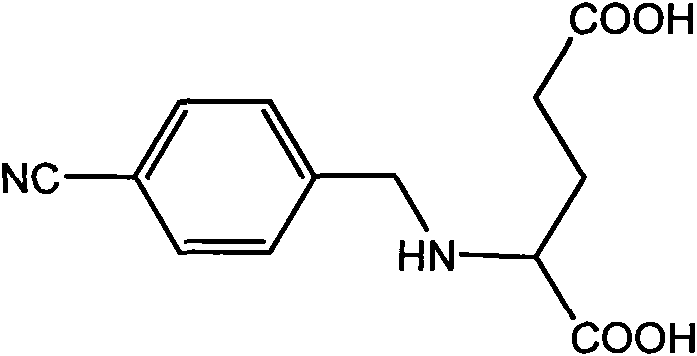 Organic flourescent material derived from glutamic acid