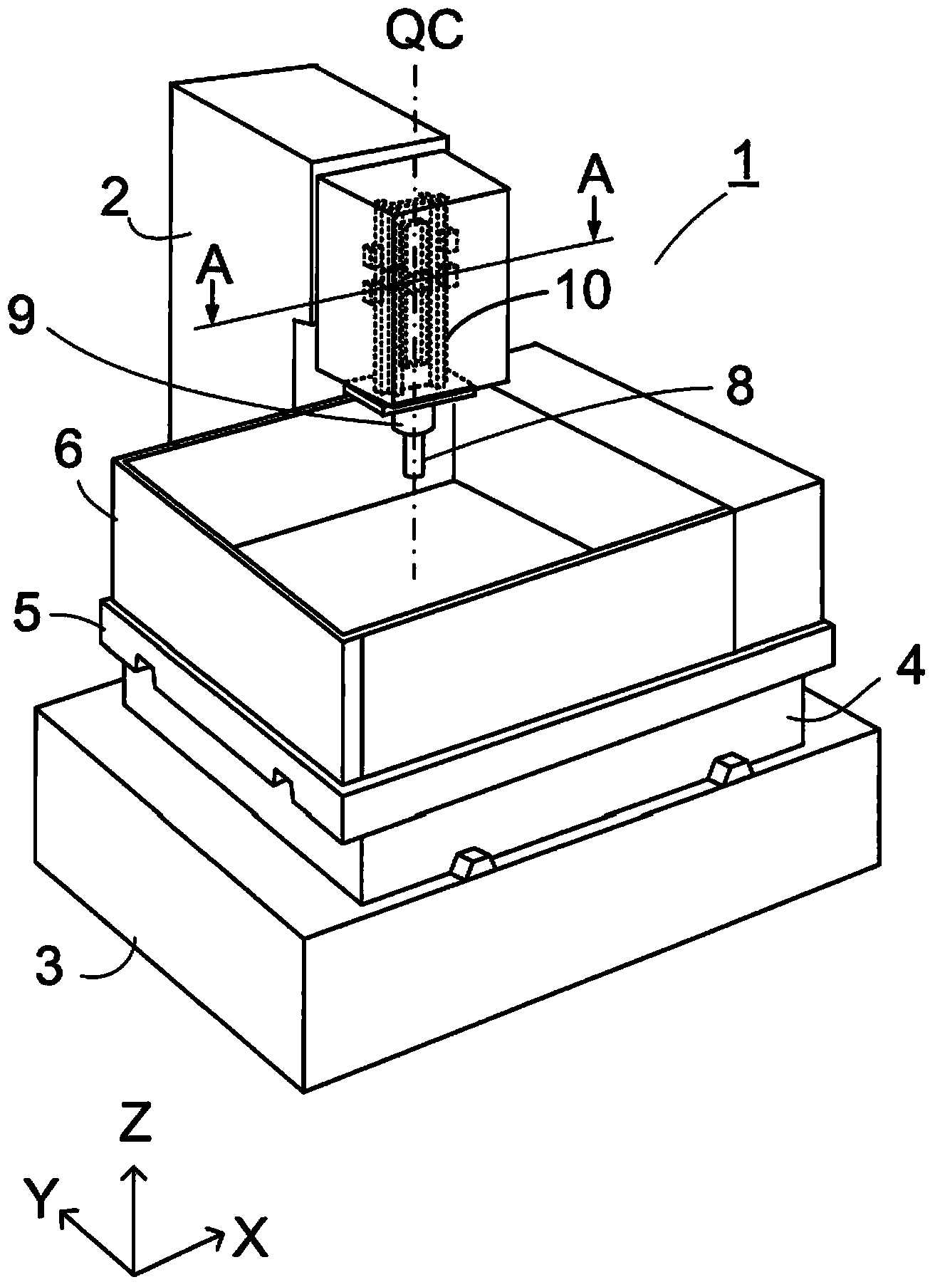 Sinker electric discharge machining apparatus