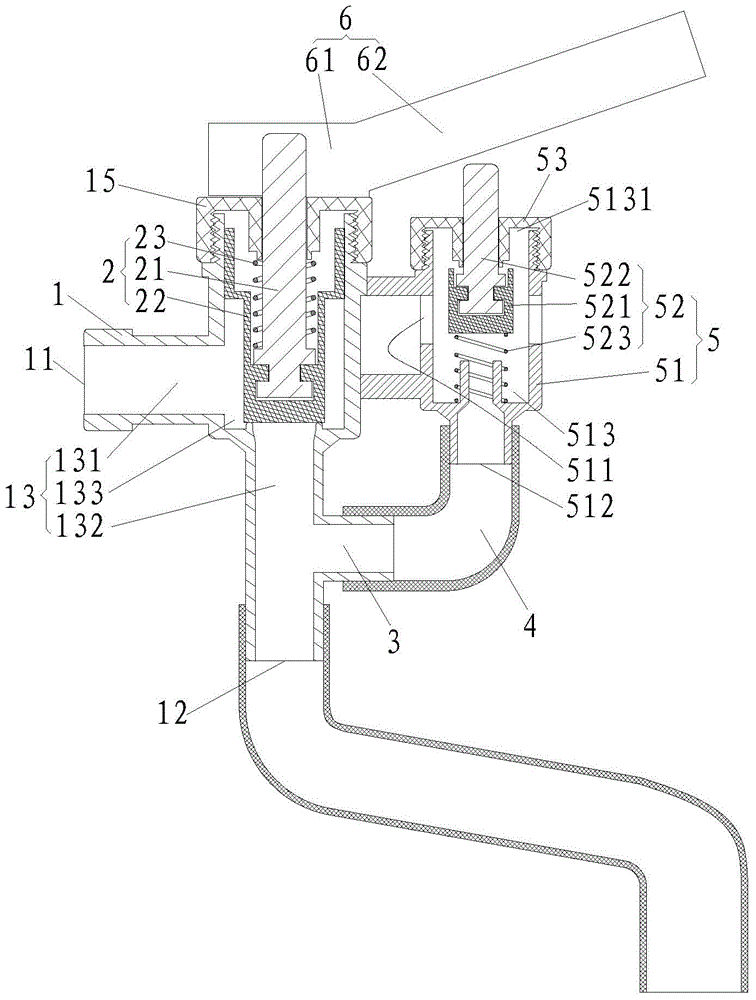 Faucet and water dispenser