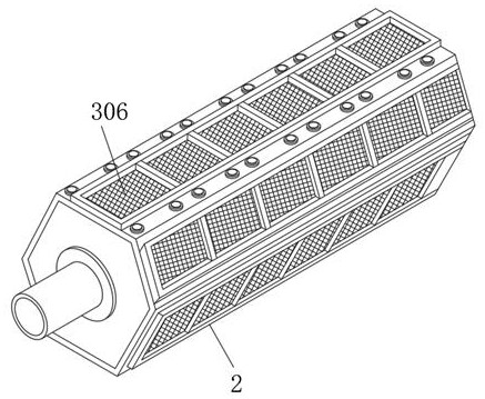 Concrete crushing and screening device