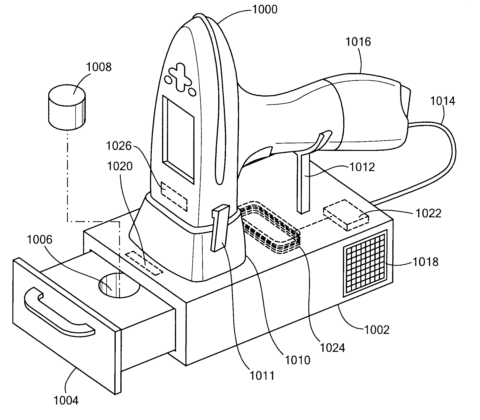 Docking stand for analytical instrument