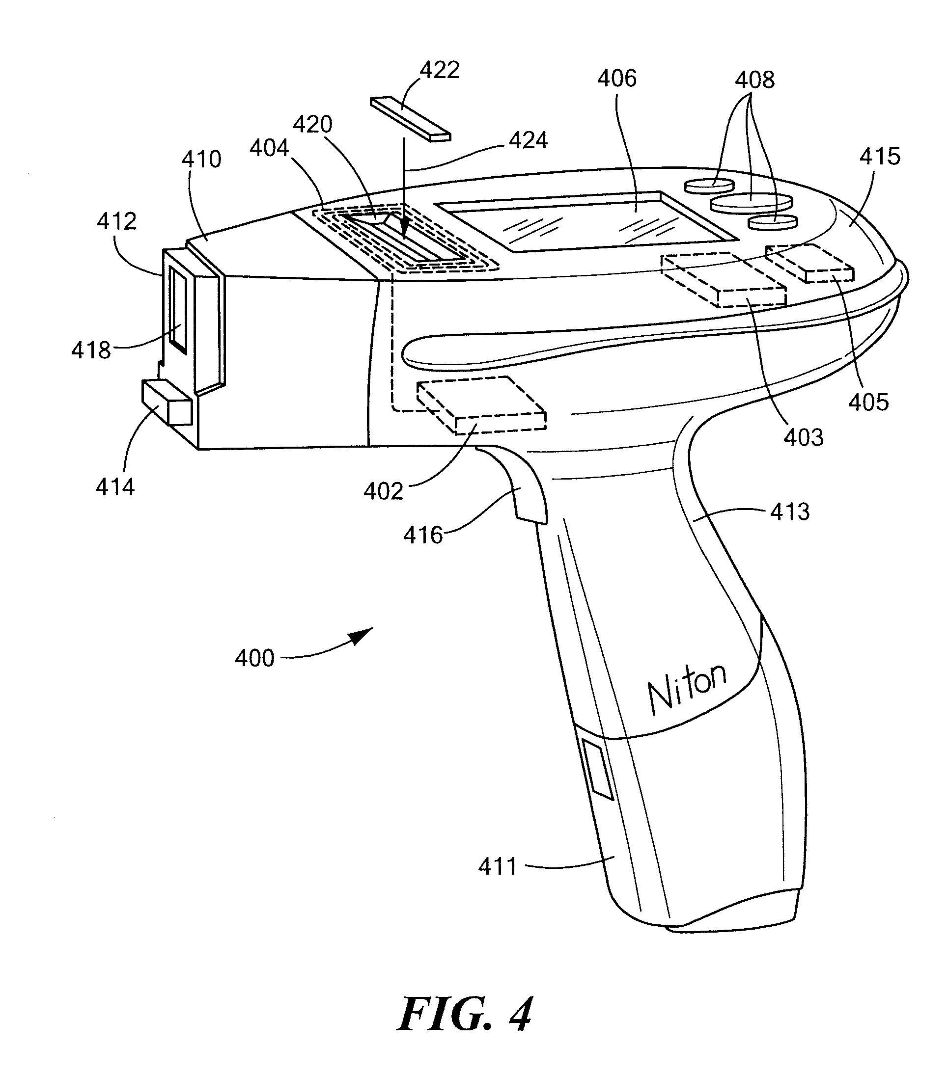 Docking stand for analytical instrument