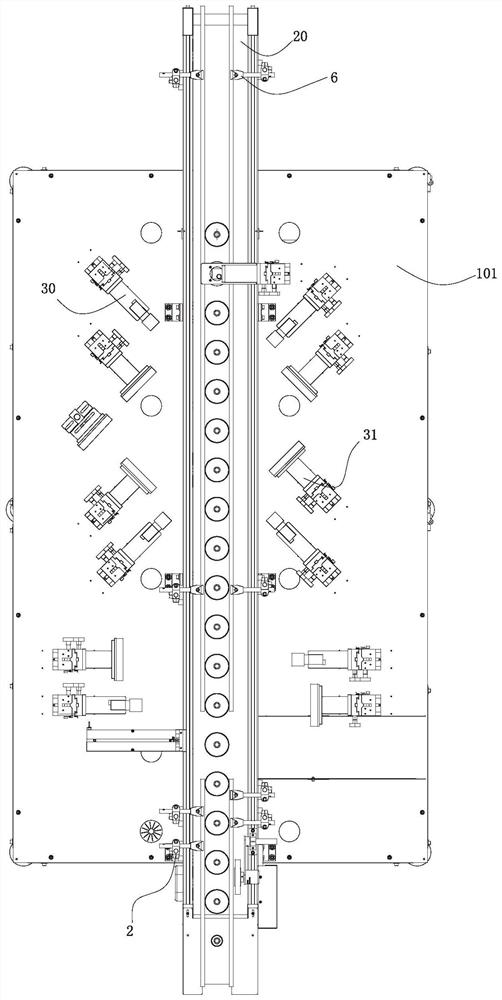 Online visual detection device and detection method for detecting appearance of bottle body