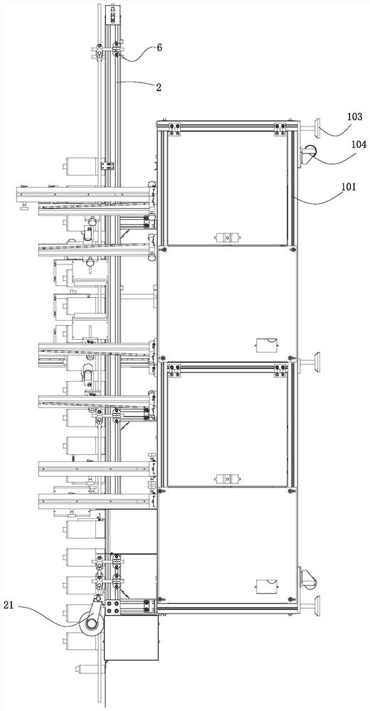 Online visual detection device and detection method for detecting appearance of bottle body