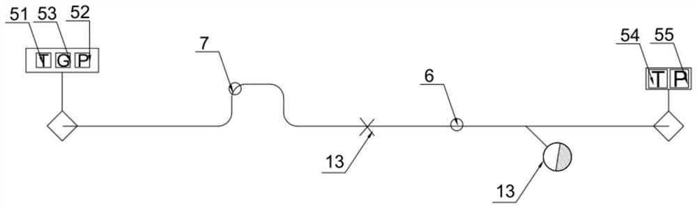 Comprehensive detection and evaluation system and method for heat dissipation loss characteristics of overhead steam heat supply network