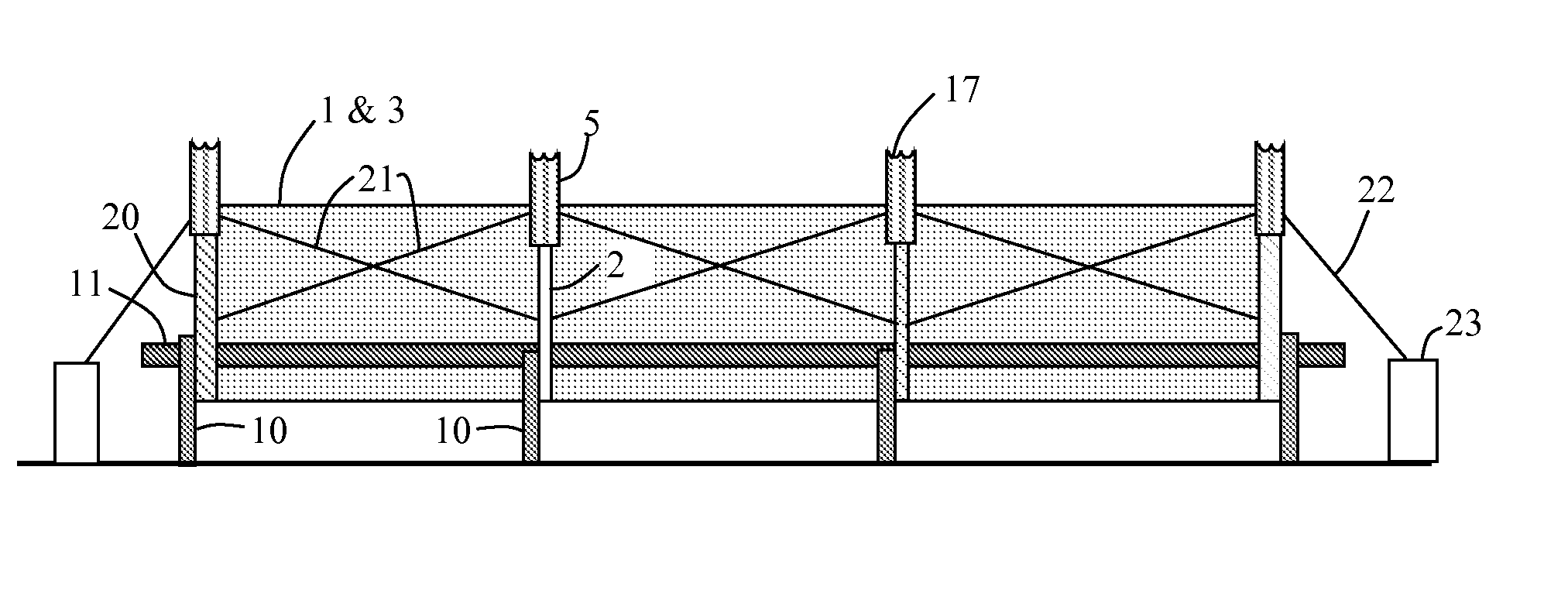 Thin film trough solar collector