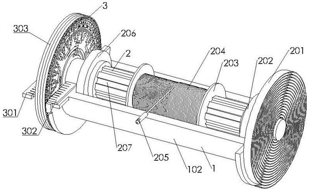 A Pull-Wire Displacement Sensor Based on Absolute Encoding