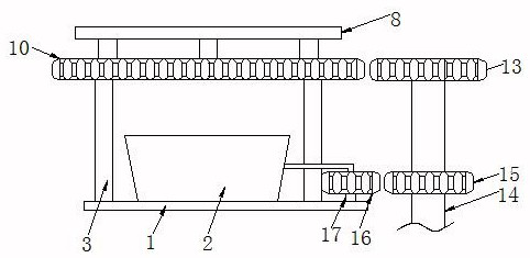 A packaging bag cutting equipment for powder coating transfer