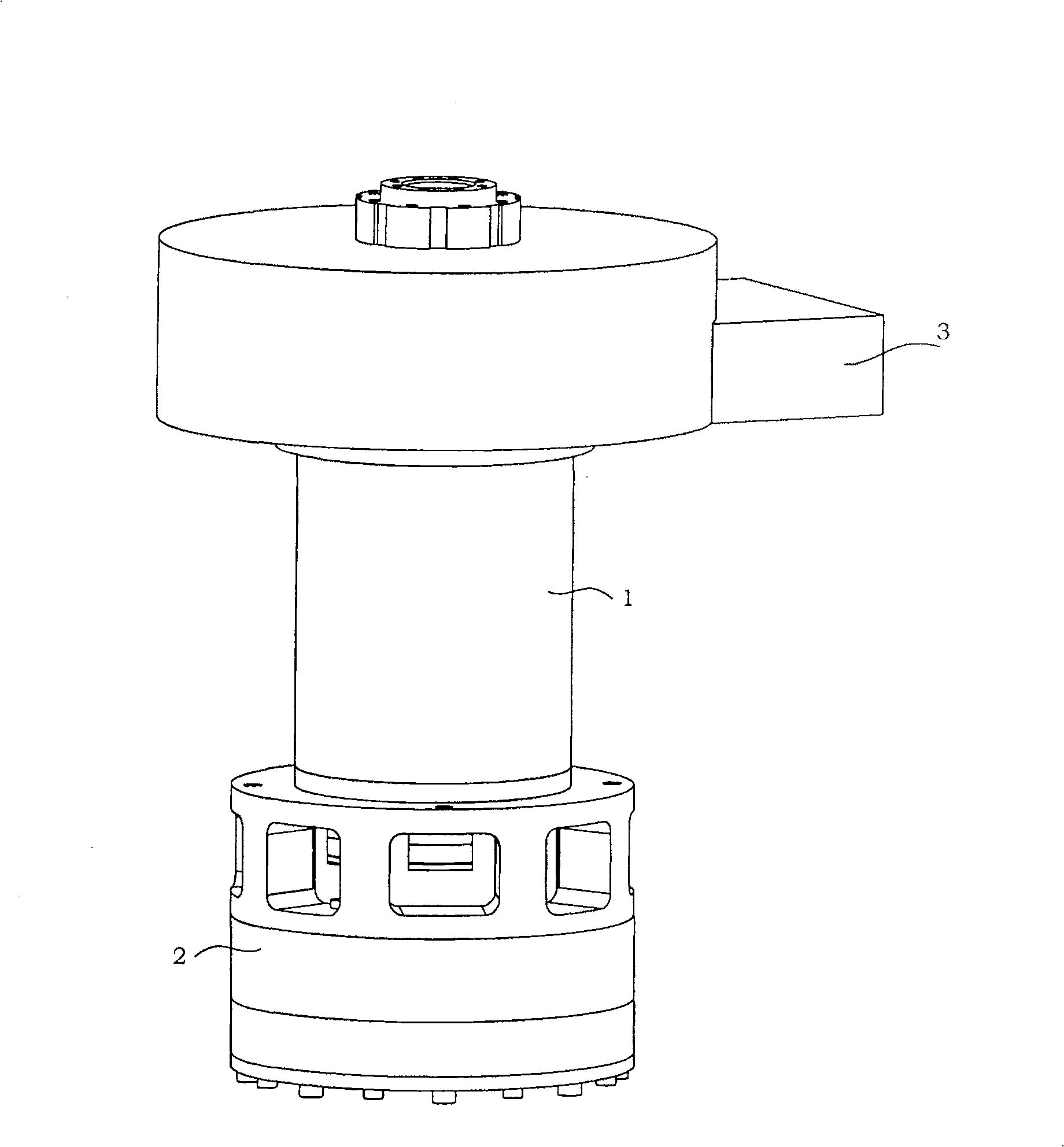 Principal shaft mechanism of two-position north seeker