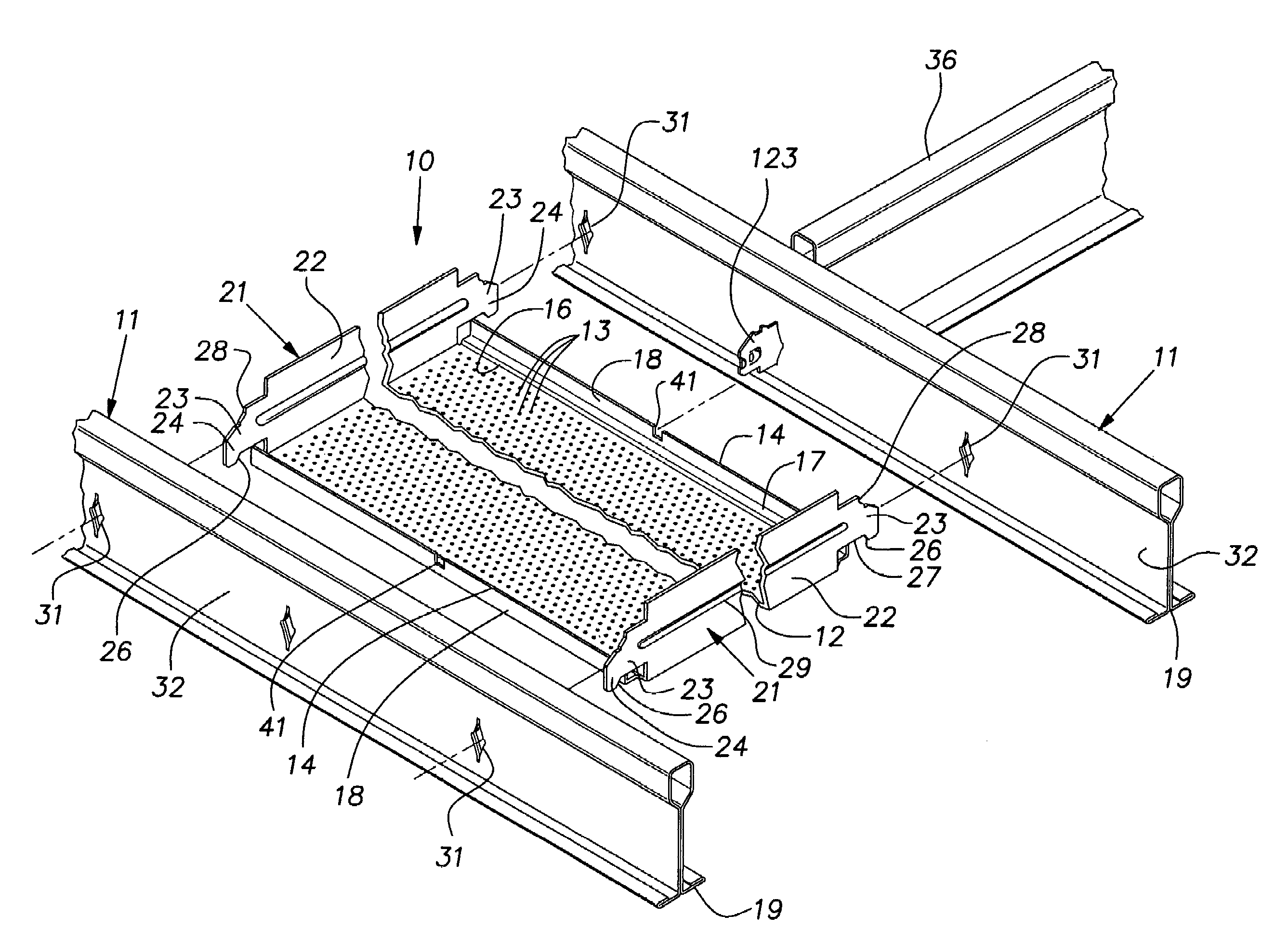 Cross panel