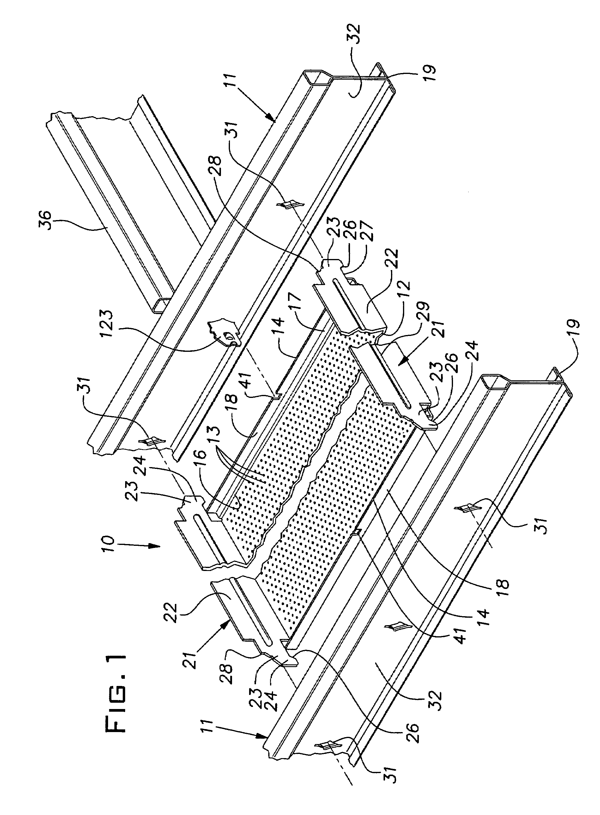 Cross panel