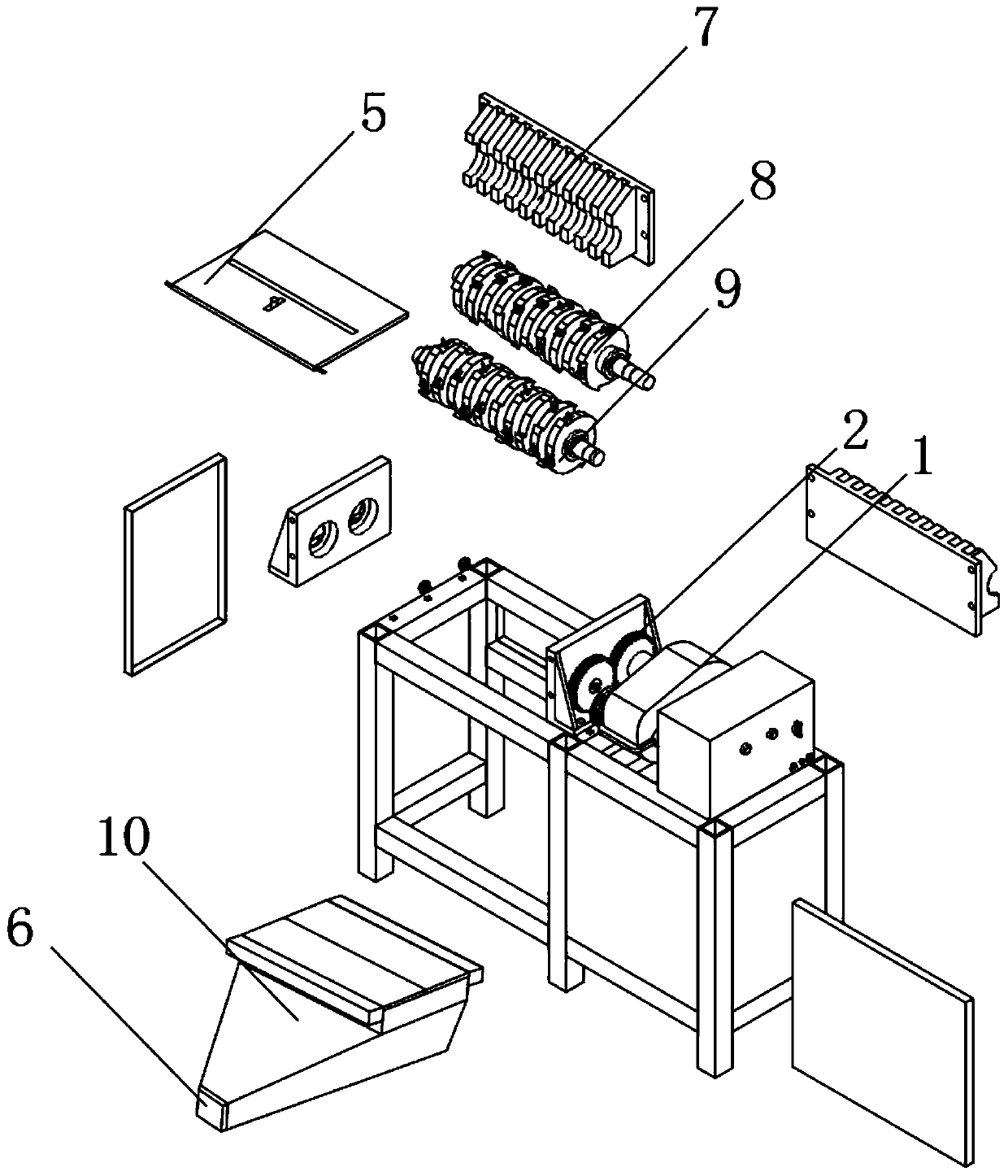 Carbendazim wettable powder and preparation process thereof