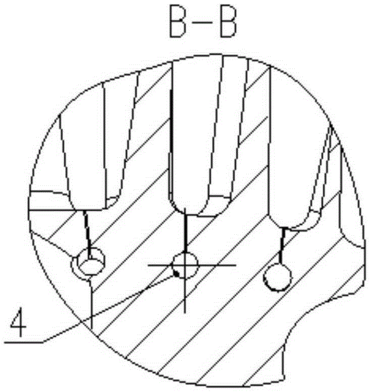 A structure and method for adjusting the natural frequency of a turbine integral blisk blade