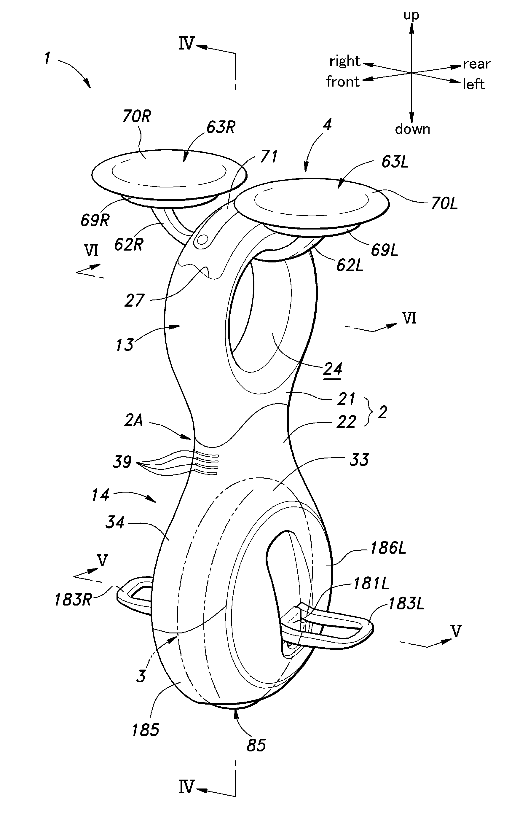 Inverted pendulum type vehicle