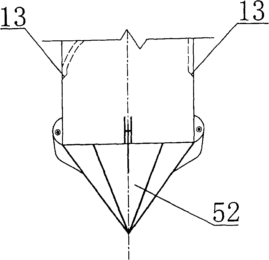 Vibration pipe-sinking wind pile-pressing machine