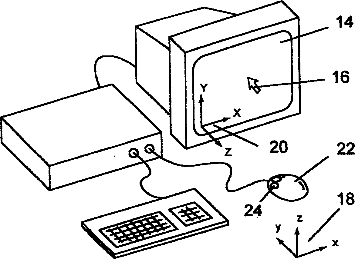 Multi-freedom signal input device for computer input