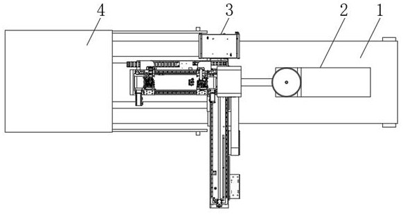 Automatic robot clamping device for high-temperature casting