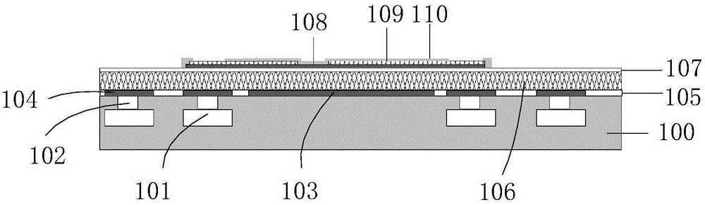 Differential-output infrared detector unit structure and manufacturing method