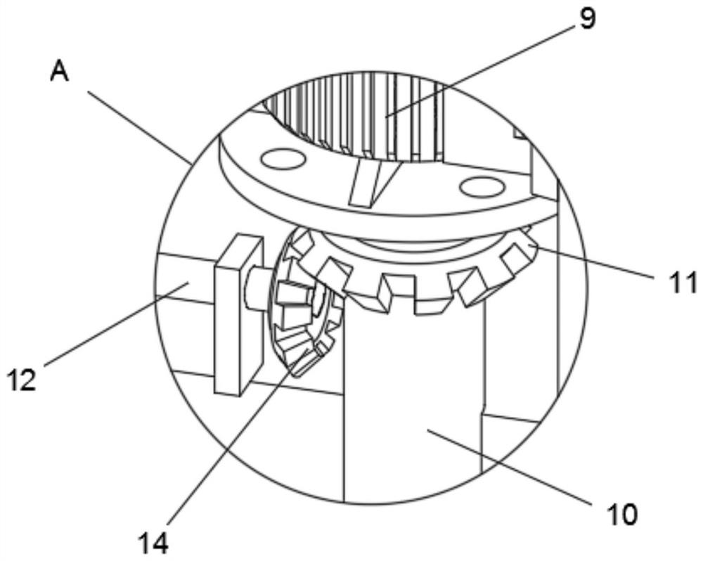 Fertilizing device for agricultural machinery planting and use method thereof