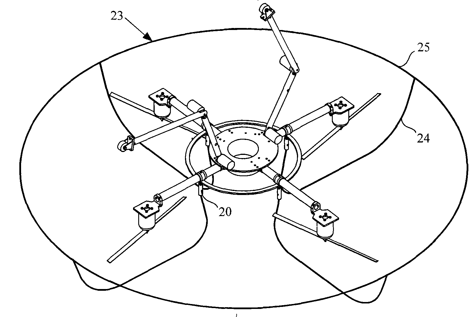 Multi-rotor wheel-leg type multifunctional air robot and sports programming method thereof