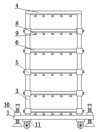 Fungus culture rack convenient and practical to use