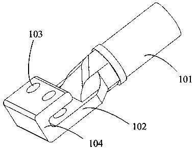 U-shaped high-voltage large-current wiring terminal