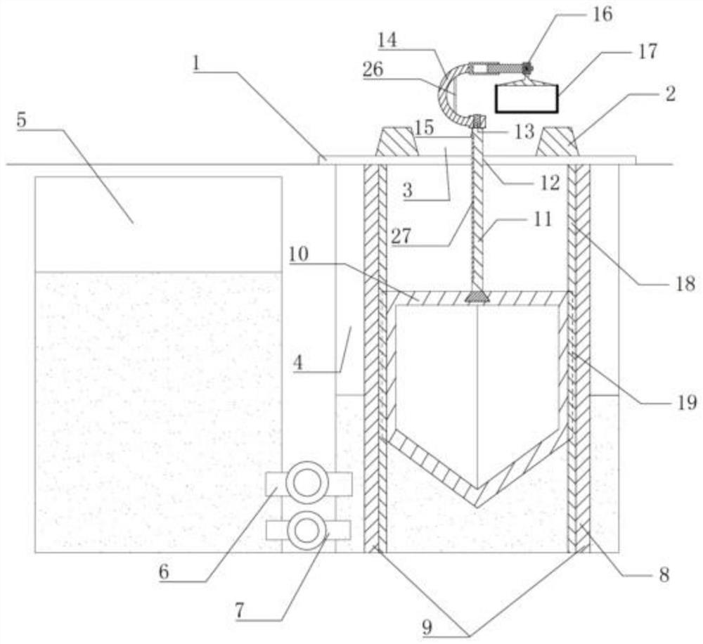 A fixed platform for agricultural machinery maintenance