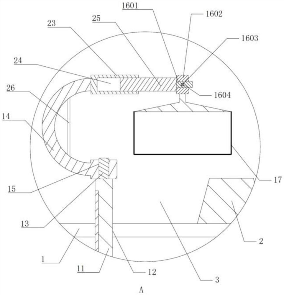 A fixed platform for agricultural machinery maintenance