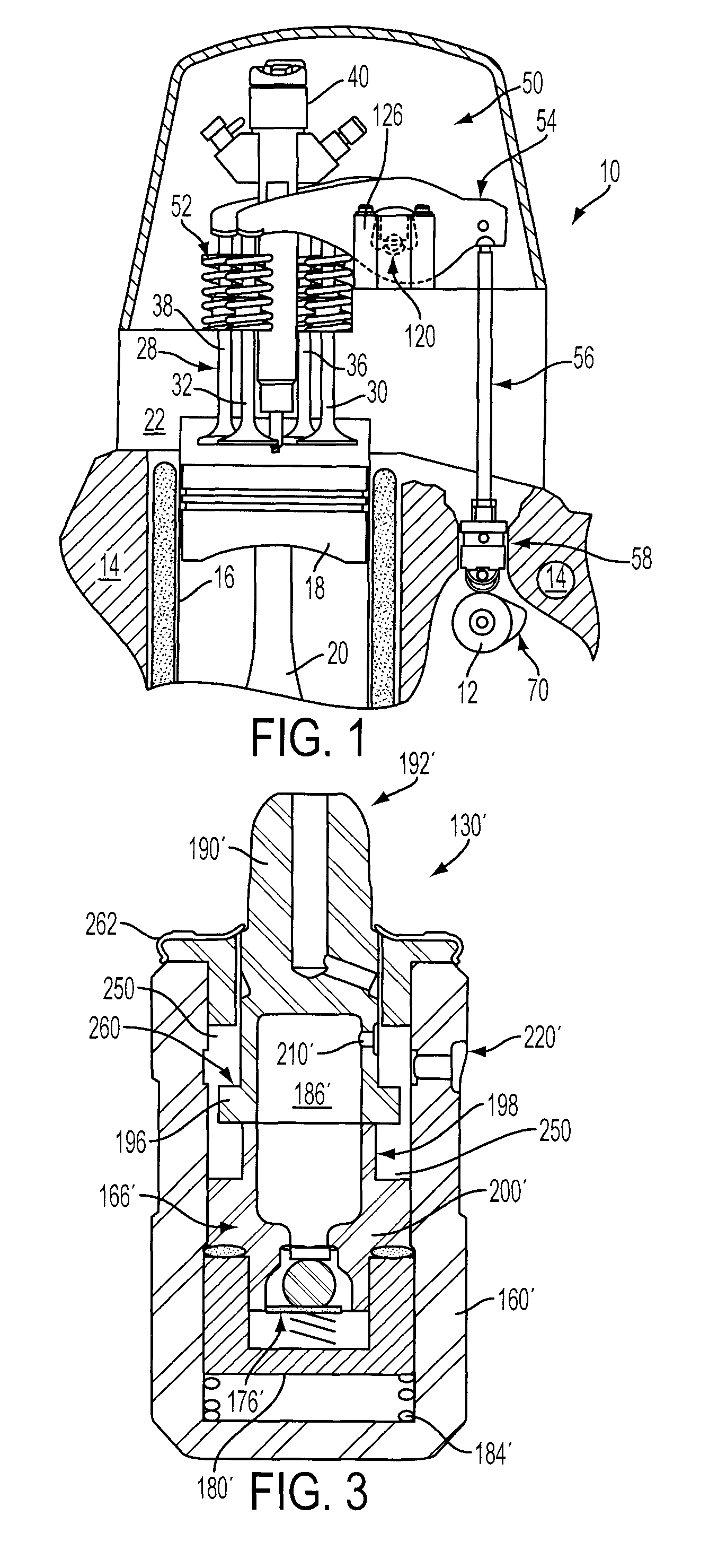 Hydraulic lash adjuster with damping device