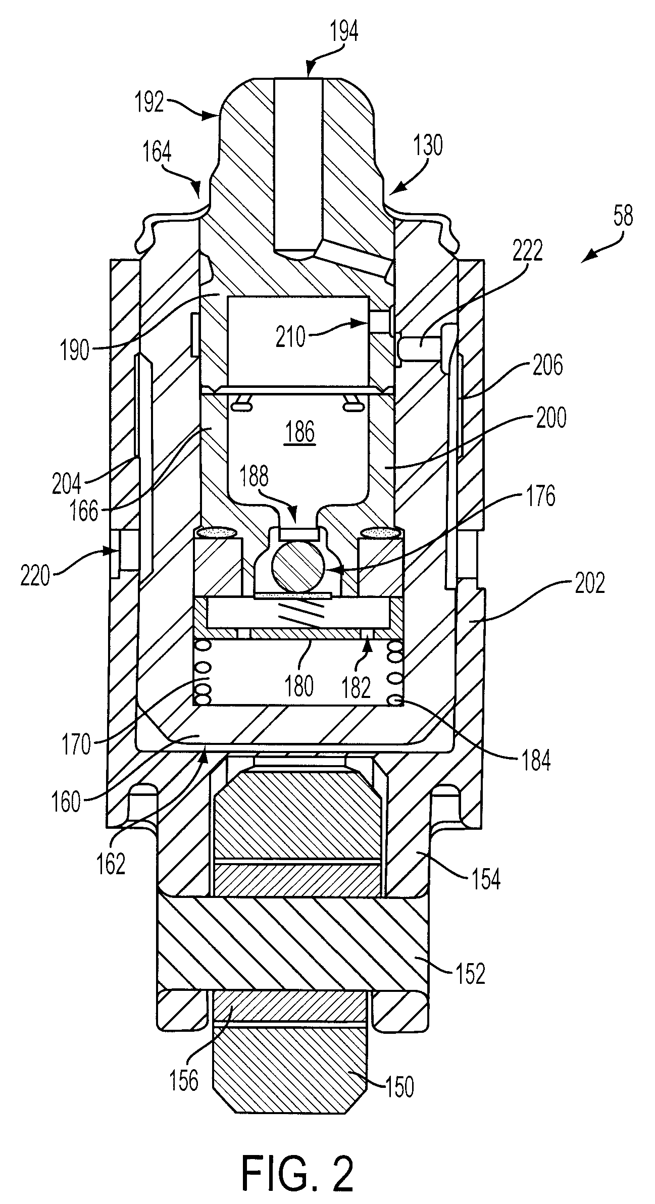 Hydraulic lash adjuster with damping device